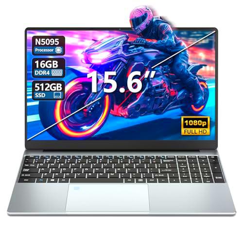 15.6&quot; Portátile, Ordenador Portatil 16GB RAM 512GB SSD