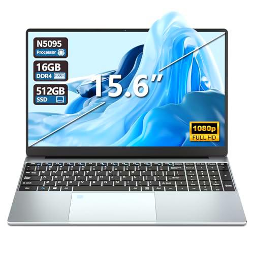 Portátile 15.6&quot;, Celeron N5095, Ordenador Portatil 16GB RAM 512GB SSD