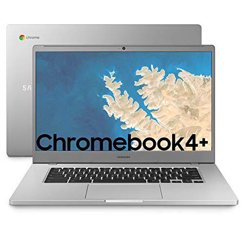 Samsung Chromebook 4+ - Laptop 64GB, 4GB RAM, Silver Titan