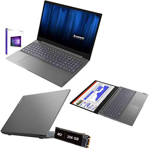 Portátil Lenovo Pc Display da 15.6 &quot;Cpu AMD A9-9425 3,1ghz a 3,7Ghz in Brust,Ram 8Gb DDR4,SSD 256GB,Grafica Radeon R5,Hdmi,Ddv ± Rw,Wifi,Bluetooth,Lan,Windows 10 64Bit,Antivirus,teclado querty