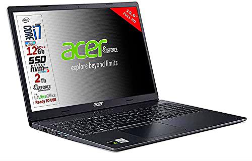 Acer SSD, Intel i7 1065g7 4 núcleos, RAM 12 GB DDR4