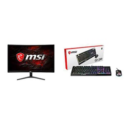 MSI Optix G241VC + MSI Vigor GK30