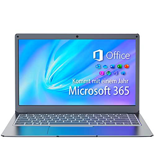 Jumper Ordenador Portátil Microsoft Office 365, Laptop FHD 13,3 Pulgadas (4GB DDR3