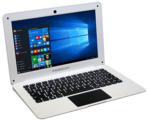 Mediacom SmartBook 11 Blanco Portátil 26,9 cm (10.6&quot;) 1366 x 768 Pixeles 1,33 GHz Intel® Atom™ Z3735F