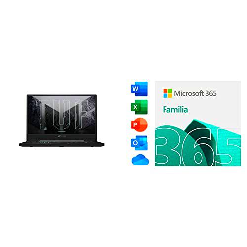 ASUS TUF Dash F15 TUF516PM-HN135 - Ordenador portátil Gaming 15.6&quot; FullHD 144Hz (Inte + Microsoft 365 Familia | Código de activación