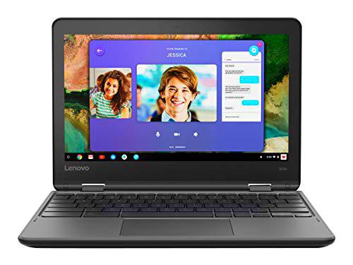 Lenovo 300e Chromebook (2nd Gen) - Laptop 32GB, 4GB RAM, Black