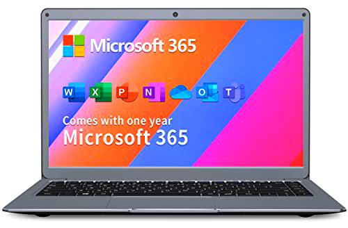 Ordenador portátil de 13,3 Pulgadas, Microsoft Office 365