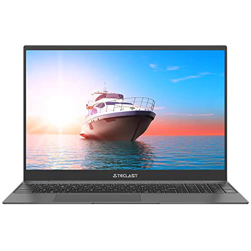 TECLAST F15 PLUS2 Ordenador Portátil 15.6'',Laptop 8GB RAM 256GB SSD(1TB Expandible) Windows 10 Actualizarse a Windows 11,hasta 2.6GHz,Intel N4120,1080P FHD,WiFi+Bluetooth+Mini-HDMI+Teclado QWERTY