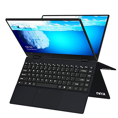 KUU 2 en 1 Ordenador Portatil 14.1'', 360º Táctil Convertible Notebook