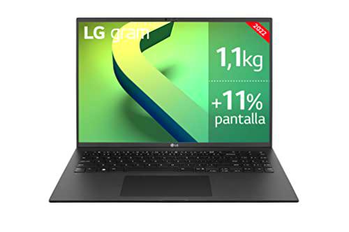 LG gram 16Z90Q - Portátil Ultraligero de 40,6cm (16&quot;) WQXGA 16:10 IPS (1,2 kg