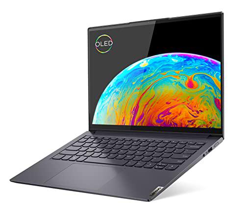 Lenovo Yoga Slim 7 Pro - Ordenador Portátil 14&quot; 2.8K OLED 90Hz (AMD Ryzen 7 5800H,16GB RAM,512GB SSD,AMD Radeon Graphics,Windows 11 Home) Gris