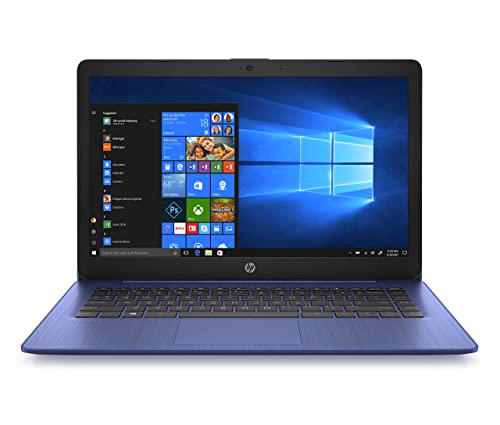 HP Stream 14-ds0008nf - Ordenador portátil ultraportátil de 14 Pulgadas HD Azul (AMD A4