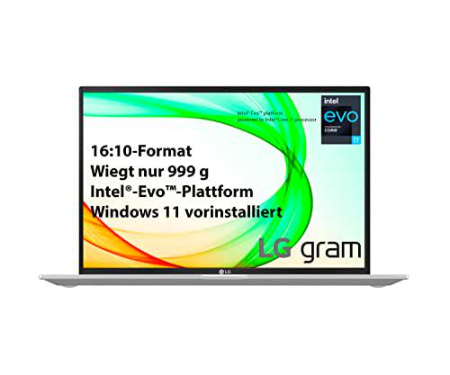 LG gram (2021) 14Z90P-G.AA89G 14&quot;&quot; FHD i7-1165G7 Iris Xe 16GB RAM 1TB SSD W11H (14Z90P-G.AA89G)