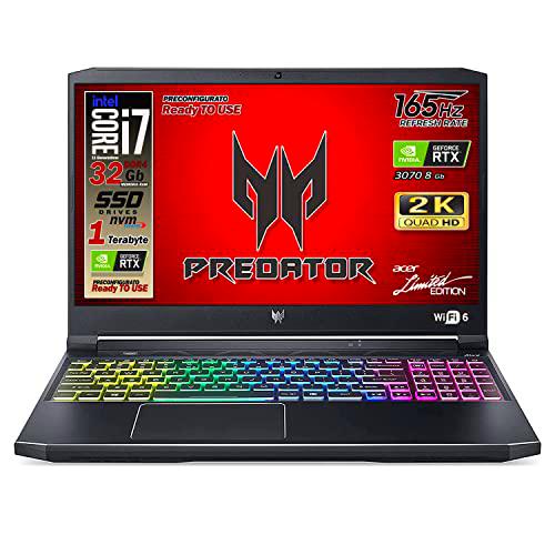 Acer Gaming Notebook, Predator Helios 300, Intel i7-11800H