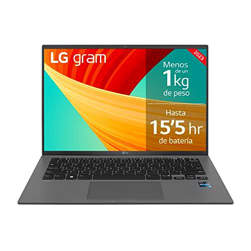 LG gram 14Z90R-G.AD76B - Ordenador Portátil, 14 Pulgadas