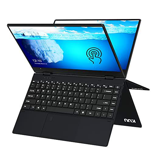 KUU Ordenador Portatil 2 en 1 14'', PC Portátil Windows 11 Pro 8GB RAM 512GB SSD