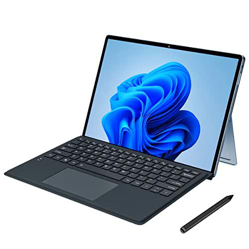 KUU Ordenador Portátiles 2 en 1, Windows 11 Portatil 16GB RAM DDR4 512GB SSD