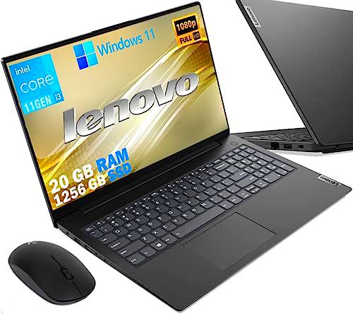 Lenovo Notebook SSD Intel i3 de 11Th, pantalla de 15,6&quot; Full HD 1920x1080