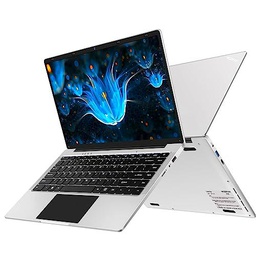 WOZIFAN Computadora portatil Laptop 14&quot; Win 11 6GB RAM 128GB SSD Soporte 1TB SSD Expansión 2.4G+5G WiFi Bluetooth 4.2 USB HDMI 1920x1080 FHD con Ratón Inalámbrico y Teclado Español Membrana