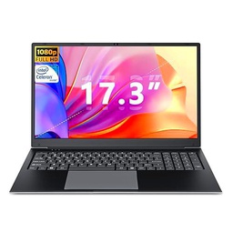 SGIN Ordenador Portátil 17,3 Pulgadas, 8GB RAM 512GB SSD Notebook