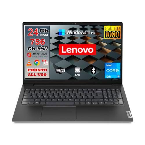 Lenovo Nuevo PC portátil portátil, CPU Intel i5 12Th