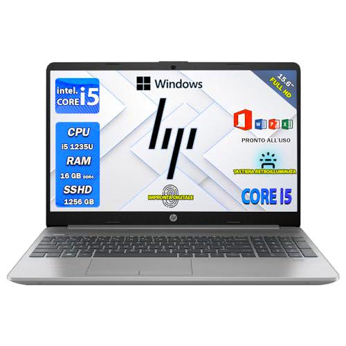 HP 250 G9 - Ordenador portátil i5 1235U, Silver, Ram 16 Ddr4