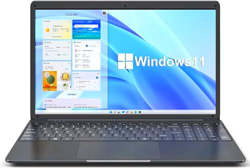 Menghu 15,6 pulgadas ordenador portátil, 8 GB RAM 256 GB SSD Windows 11 Notebook