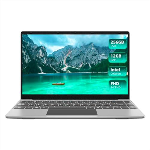 Keydo Jumper Ordenador Portátil 14 Pulgadas IPS Full HD 12GB DDR4 256GB SSD PC Portátil