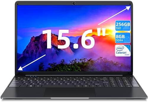 SGIN 15.6 Pulgadas Ordenador Portátil, 8GB DDR4 256GB SSD PC Portátil