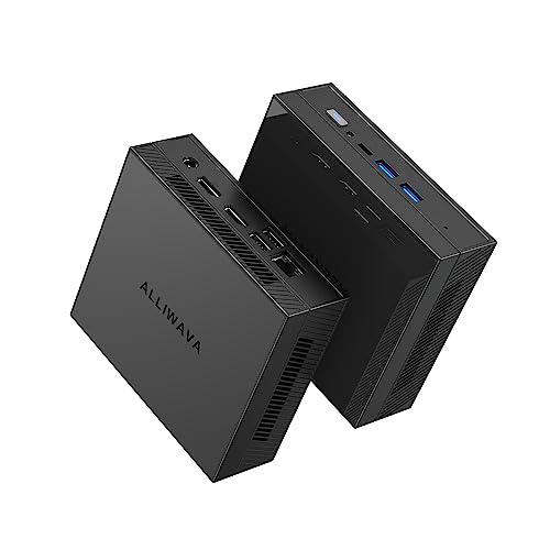 ALLIWAVA GX55 Mini PC Intel 11th Gen N5105, 8GB RAM DDR4 256GB NVMe SSD