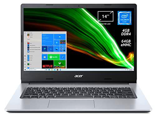 Acer Ordenador portátil Aspire 1 A114-33-C2TS con procesador Intel Celeron N4500