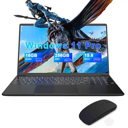 Ordenador Portátil de 15,6&quot; FHD, PC Portatil Win 11 Pro