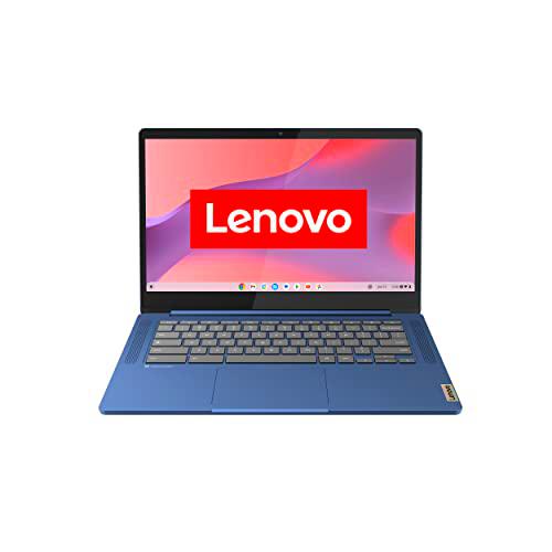 Lenovo Chromebook IdeaPad Slim 3 | Pantalla Full HD de 14&quot; | MediaTek Kompanio 520 | 4 GB de RAM | SSD 128 GB | Tarjeta gráfica ARM Mali-G52 | Chrome OS | QWERTZ | Azul | 3 meses Premium Care