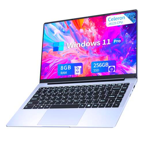 KUMNOSAL Ordenador Portátil Win11 Pro Celeron J4125