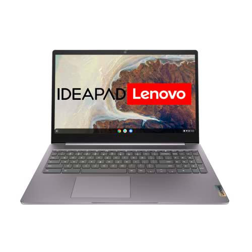 Lenovo Chromebook IdeaPad 3i | Pantalla táctil Full HD de 15,6&quot; | Intel Celeron N4500 | 8GB de RAM | SSD de 128 GB | Tarjeta gráfica Intel UHD | Chrome OS | QWERTZ | Gris | 3 meses Premium Care