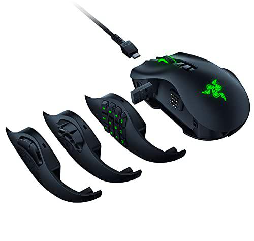 Razer Naga Pro Gaming Mouse - Focus + 20K DPI Sensor óptico