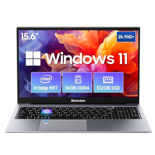 Blackview Ordenador Portátil 15,6&quot; FHD+, 16GB DDR4 512GB SSD + TF