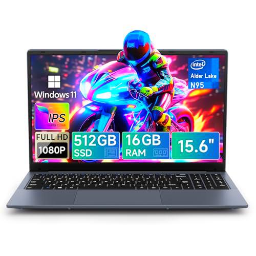 Ordenador Portátil 15,6 Pulgadas Alder Lake N95 (hasta 3,4 GHz) PC Portátil 16GB DDR4 512GB SSD Convertible 180º Laptop X15 Pro Win 11 Pro IPS FHD 1920x1080