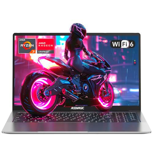 ACEMAGIC Portatil Gaming AMD Ryzen 7 5700U (Derrota i7-1265U)