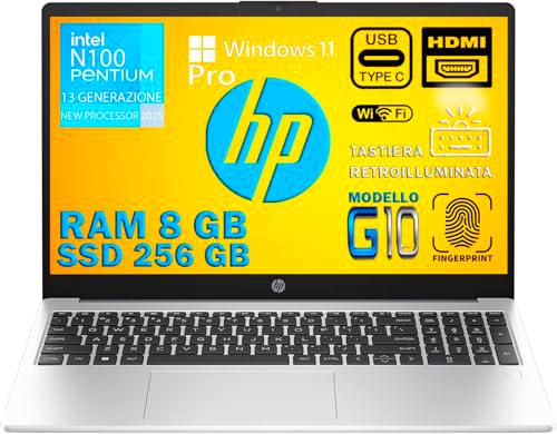 HP 250 G10 Notebook portátil Silver, RAM 8 GB, SSD 256 GB