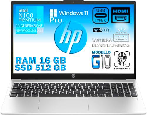 HP 250 G10 Notebook portátil Silver, RAM 16 GB, SSD 512 GB