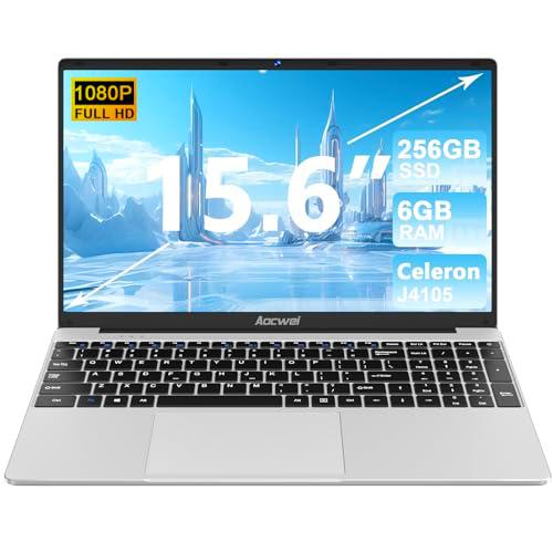 AOCWEI Ordenador portátil de 15,6 pulgadas, 6 GB de RAM