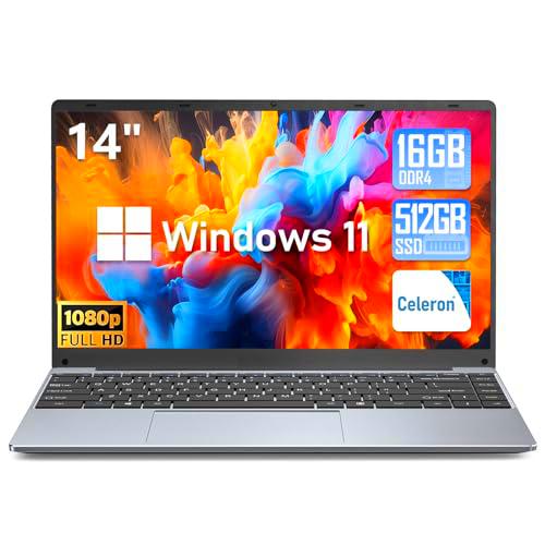 TEMAGICH Ordenador Portátil Laptop de 14 Pulgadas, Windows 11 Pro