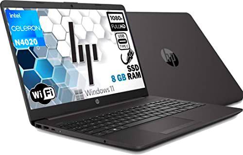 HP 250 G8 Notebook PC portátil/pantalla LED 15.6&quot; FHD/CPU Intel N4020 2.80GHz /RAM 8GB DDR4 /Ssd M2 128GB /Hdmi/Usb-C/Wifi Bluetooth/Libre Office 2021/Windows 11 Pro