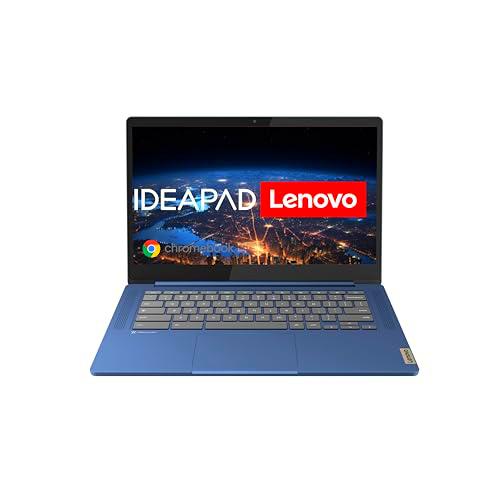 Lenovo Chromebook IdeaPad Slim 3, pantalla Full HD de 14&quot;| MediaTek Kompanio 520 | 4GB RAM | 64GB SSD | Gráficos ARM Mali-G52 | Chrome OS | QWERTZ | azul