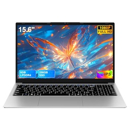 Ruzava 15.6 &quot;Ordenador Portátil 256GB SSD expandir hasta 1 TB Celeron N5095 (hasta 2.9Ghz) 4 núcleos Win 11 8GB